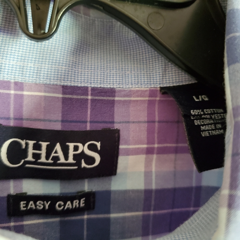 Chaps Ralph Lauren Easy Care Plaid Shirt - image 4
